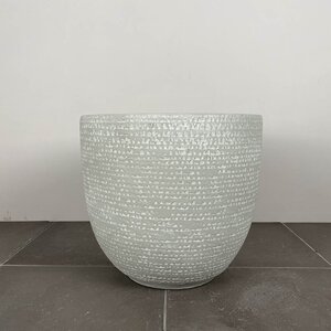 Katy Light Grey (D29x26cm) Indoor Plant Pot Cover