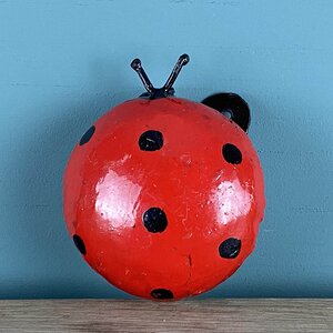 Lady Bird Wall Mount Multicoloured Sculpture L11cm x W9cm x H5cm - image 3