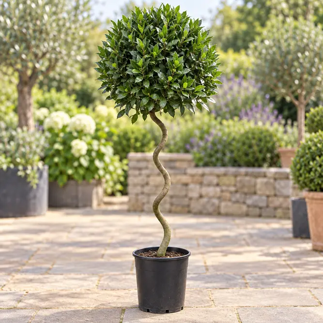 Laurus nobilis - 3/4 Std Spiral Stem (Foliage Diameter D45-50cm) Bay tree