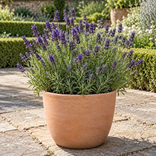Lavandula angustifolia 'Hidcote' (Pot Size 12cm) English Lavender - image 1