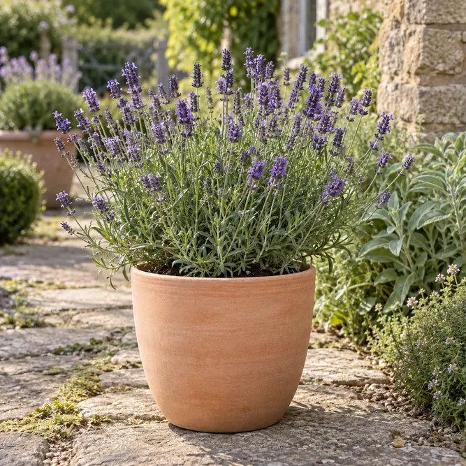 Lavandula angustifolia 'Munstead' (Pot Size 14cm) English Lavender - image 1