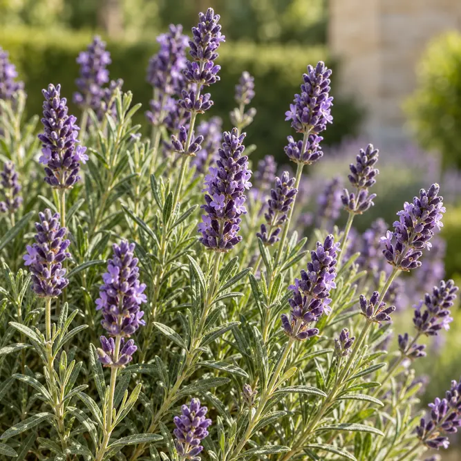 Lavandula angustifolia (Pot Size 14cm) English Lavender Standard - image 2