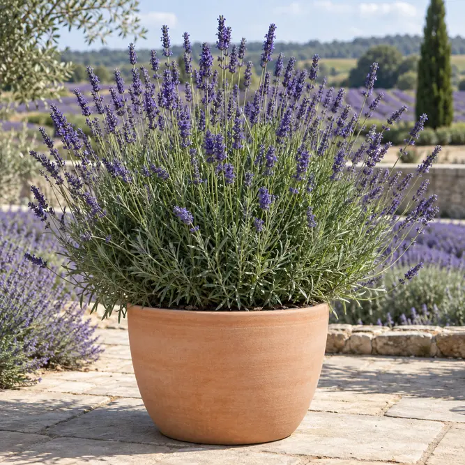 Lavandula × intermedia 'Grosso' (Pot Size 2L) Lavandin - image 1