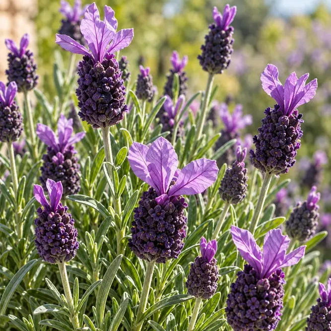 Lavandula stoechas 'Fathead' (Pot Size 1L) French Lavender - image 2
