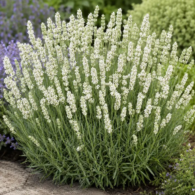 Lavender angustifolia 'Aromance White' (Pot Size 12cm) - White Lavender