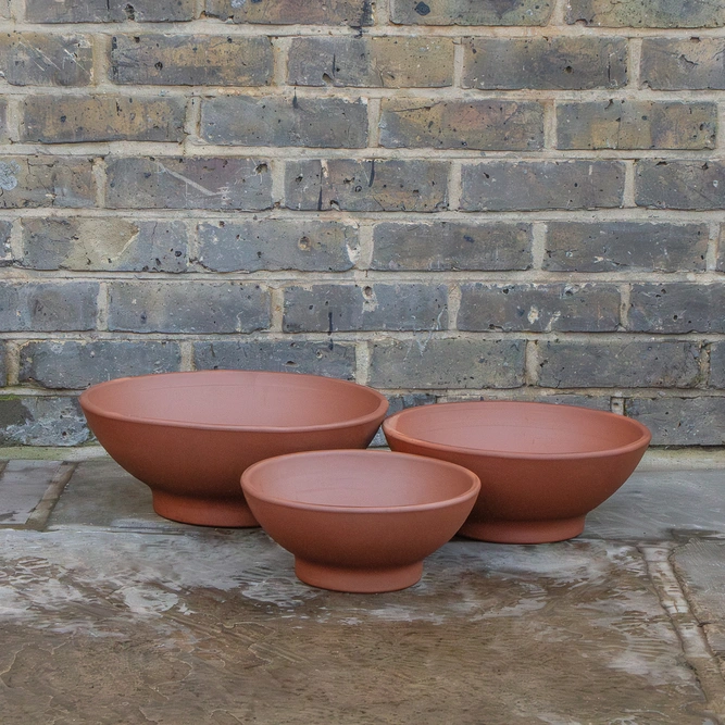 Low Terracotta Bowl 26cm - image 1