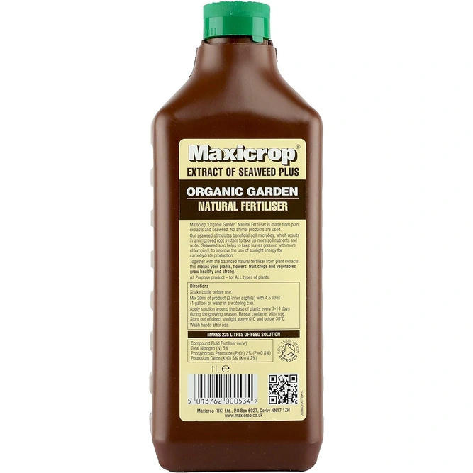 Maxicrop All Purpose Organic Fertiliser - Garden Natural Fertiliser 1L - image 3