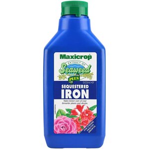 Maxicrop PPSIYDL Sequestered Iron, Natural Seaweed Extract Plus 2% Iron, 500ml, Concentrate