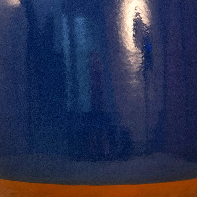 Myron Terracotta Indoor Plant Pot Blue (D26cm) - image 2