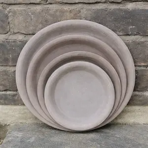 Mystic Brown Terracotta Saucer - Handmade Outdoor Plant Pot Saucer
