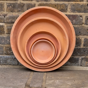 Natural Terracotta Saucer - Handmade Outdoor Plant Pot Saucer