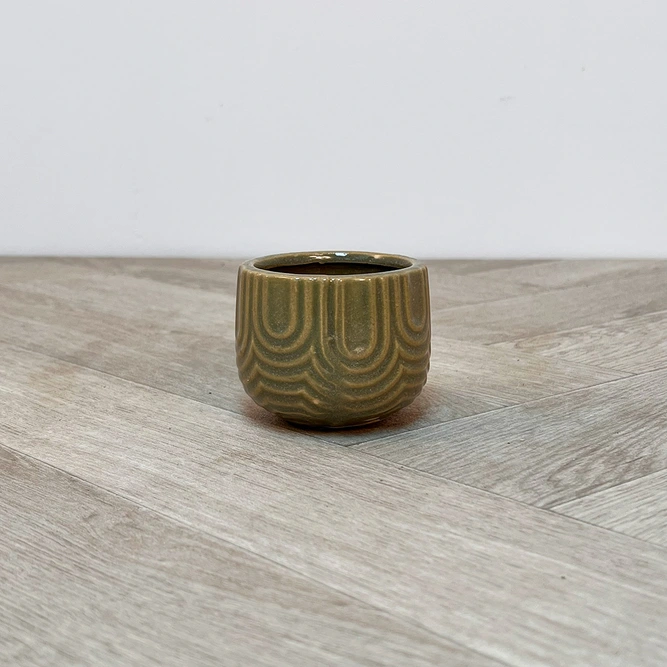 Nila Green Plant Pot (6cm) - image 2