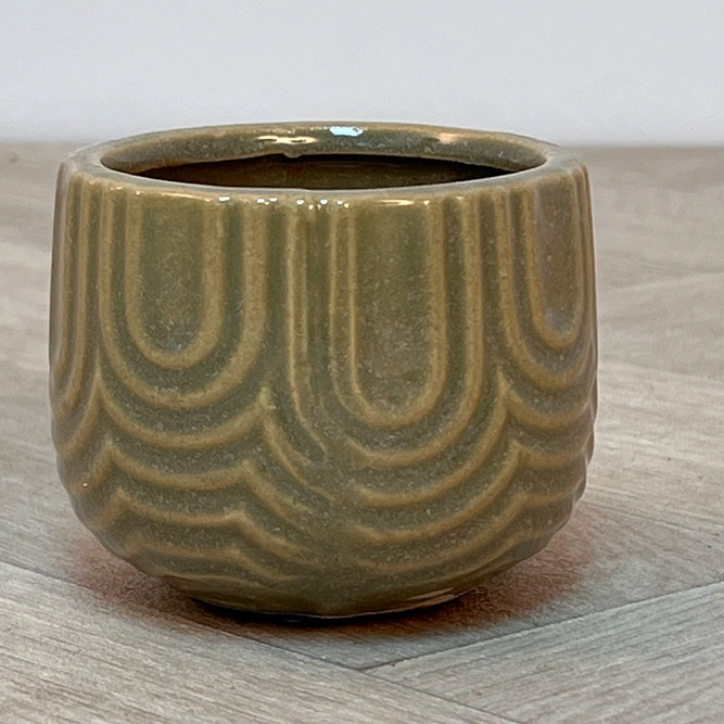 Nila Green Plant Pot (6cm) - image 3