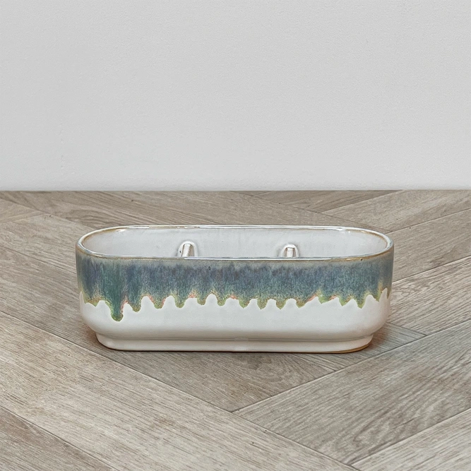 Olivia Ceramic Oval Plant Pot (20x6cm) - image 2