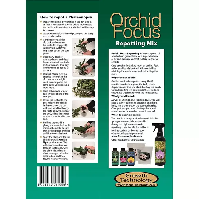 Orchid Focus 8L Peat Free Repotting Mix - image 2