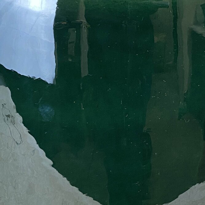Pablo Dark Green (D16cm x H14cm) Indoor Plant Pot Cover - image 2