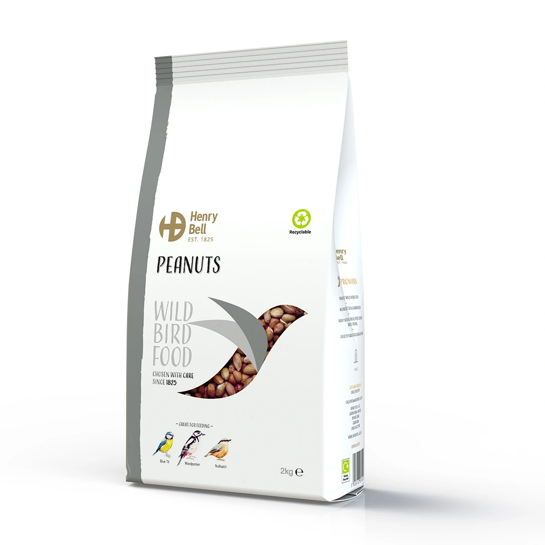 Peanuts Bird Feed 2Kg - Henry Bell from Boma Garden Centre