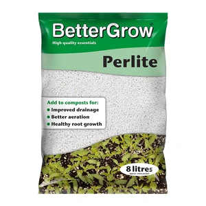 Perlite Soil Additive, BetterGrow 8L Bag - Growth Technology Ltd - image 1