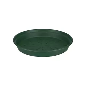 Plastic Plant Pot Saucer Green (Diameter 10cm)