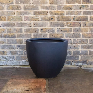 Polystone Egg Outdoor Pot D33cm x H29cm - image 4