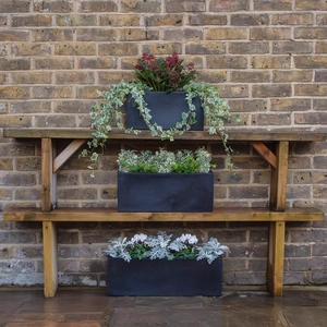 Polystone Window Box Planter L40cm x W20cm x H20cm - image 5