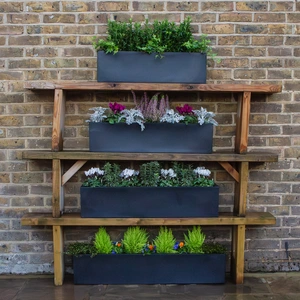 Polystone Window Box Planter L80cm x W20cm x H20cm - image 5