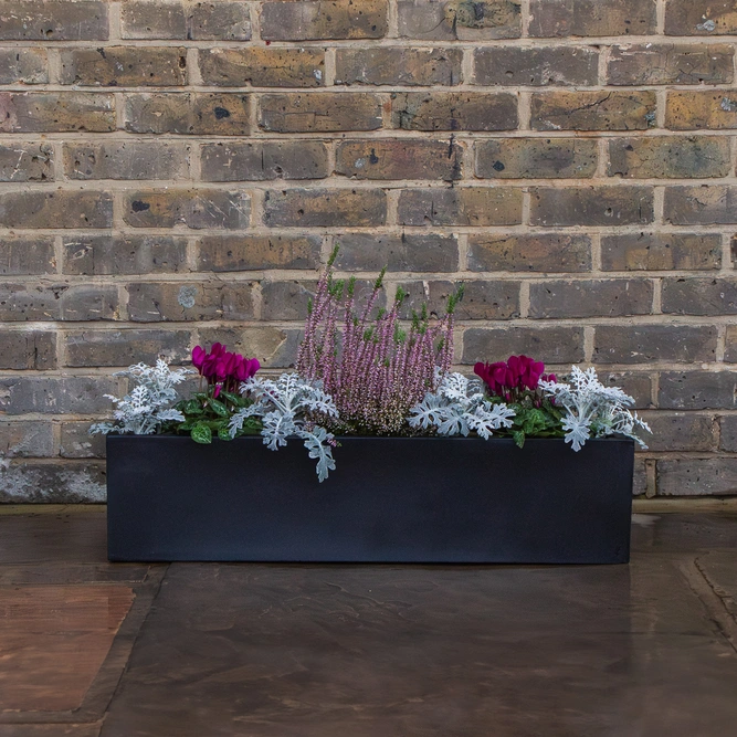 Polystone Window Box Planter L80cm x W20cm x H20cm - image 3
