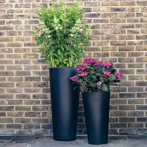 Polystone Round Vase Planter (D60cm) Tall Outdoor Plant Pot - image 2