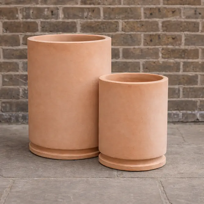 Posada Terracotta Planter (D34x47cm) Handmade Outdoor Plant Pot - image 1