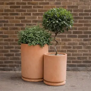 Posada Terracotta Planter (D34x47cm) Handmade Outdoor Plant Pot - image 2