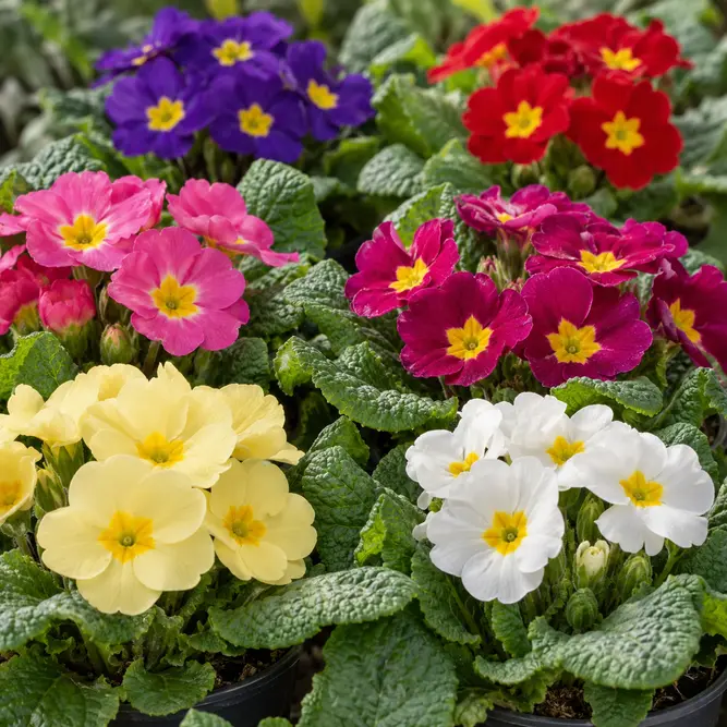 Primula vulgaris (Pot Size 10.5cm) Primrose - image 1