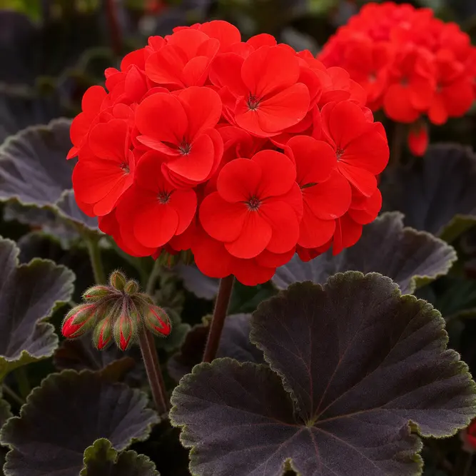 Pelargonium hortorum 'Distinction' (Pot Size 13cm) Distinction Geranium