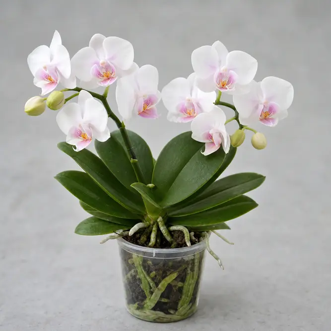 Phalaenopsis multiflora 'Optifriend' (Pot Size 7cm) Moth Orchid