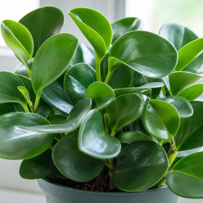 Peperomia obtusifolia (Pot Size 10.5cm) Baby Rubber Plant
