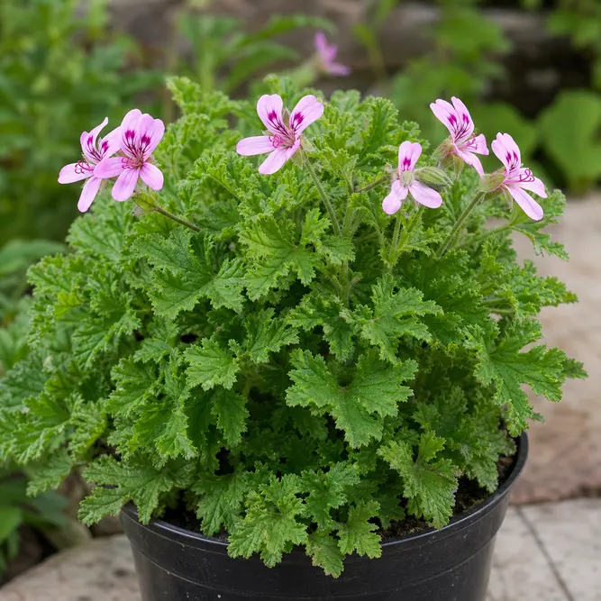 Pelargonium crispum (Pot Size 13cm) Lemon Geranium