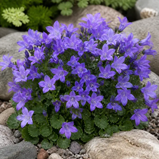 Campanula portenschlagiana 'Ambella Lavender' (Pot Size 12cm) Wall bellflower