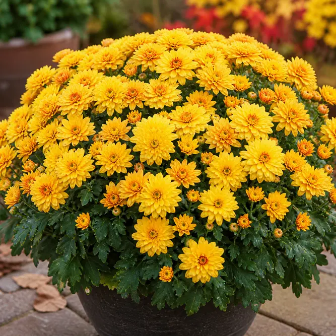 Chrysanthemum indicum (Pot Size 19cm) Indian Chrysanthemum