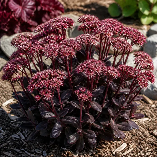 Sedum x 'Back in Black' (Pot Size 3L) Stonecrop