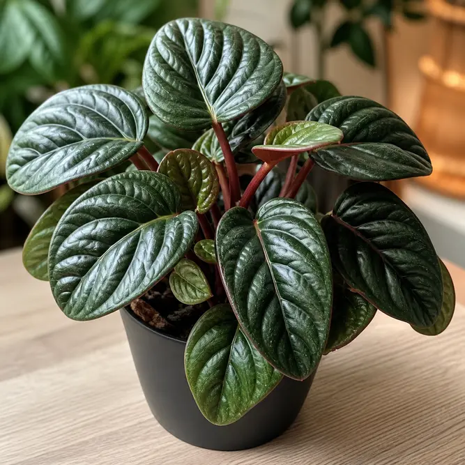 Peperomia pseudovariegata var. sarcophylla (Pot Size 15cm) Sarcophylla Peperomia