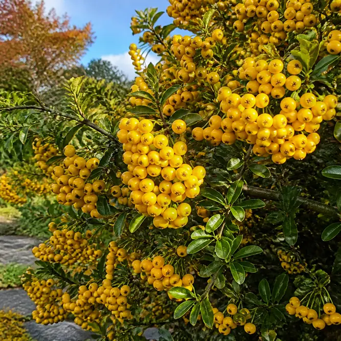 Pyracantha 'Soleil d'Or' (Pot Size 3L) Firethorn