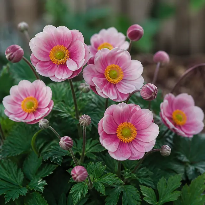 Anemone hupehensis 'Aurora' (Pot Size 2L) Japanese Anemone