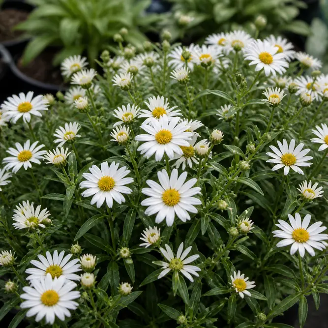 Aster dumosus 'Alpha' (Pot Size 13cm) Bushy Aster