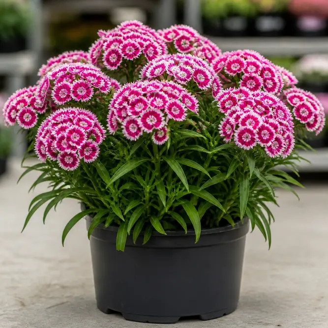 Dianthus barbatus Pink/White (Pot Size 13cm) Sweet William