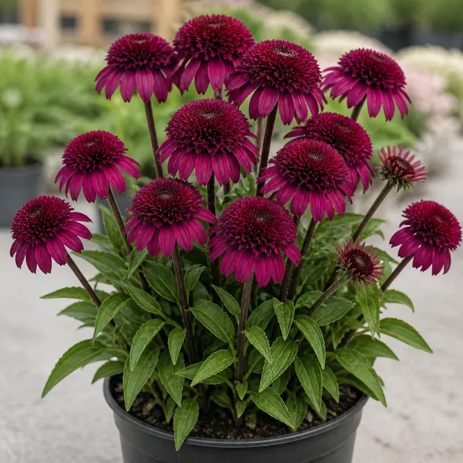 Echinacea purpurea 'Blackberry Truffle' (Pot Size 3L) Purple Coneflower, Coneflower