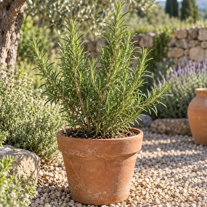 Rosmarinus officinalis 'Barbeque' (Pot Size 1L) Barbeque Rosemary