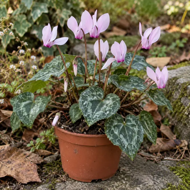 Cyclamen hederifolium (Pot Size 9cm) Ivy-Leaved Cyclamen