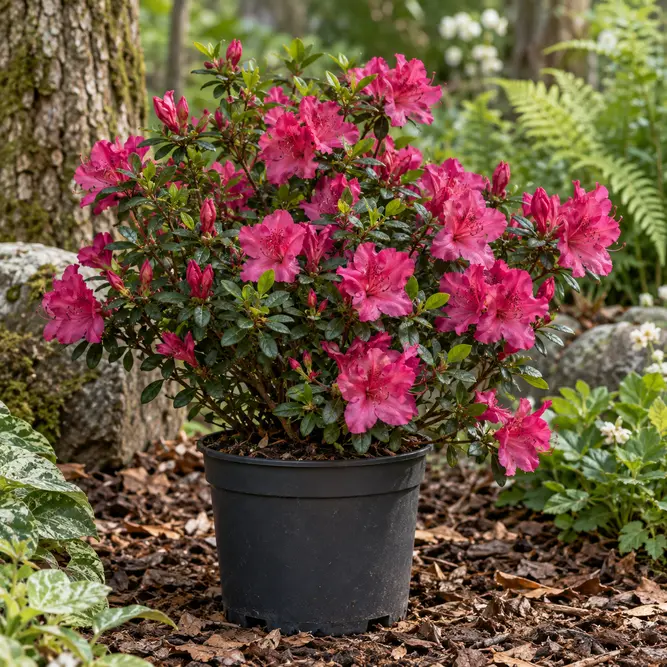 Rhododendron simsii 'Anouk' (Pot Size 3L) Evergreen Azalea