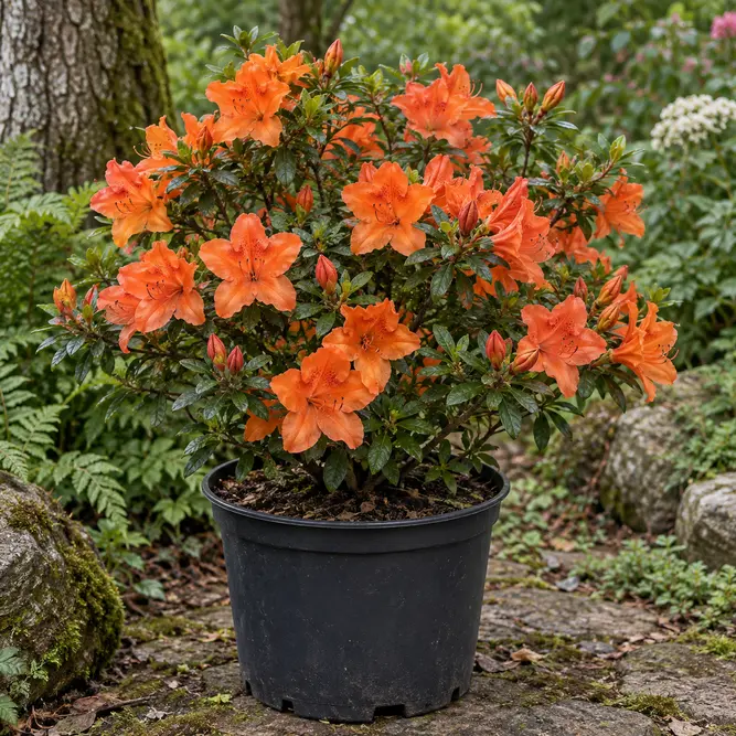 Rhododendron 'Orange King' (Pot Size 3L) Orange King Azalea