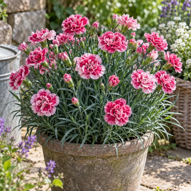 Dianthus 'Raspberry Sundae' (Pot Size 2L) Pink