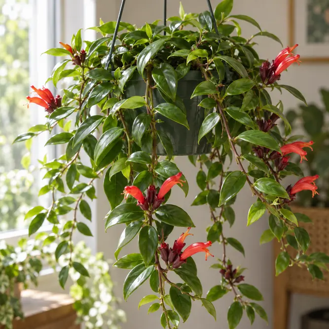 Aeschynanthus 'Green Star' (Pot Size 15cm) Lipstick Plant